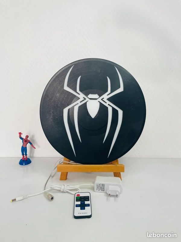 Lampe / Applique murale / Cadre LED super-héros – Veilleuse (image 2)