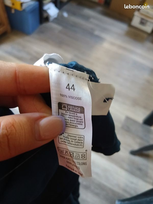 Chemise bleu femme u collection taille XL (image 6)