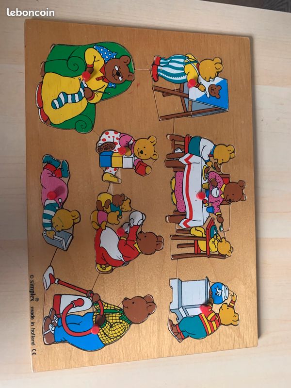 Puzzle bois ancien (image 1)