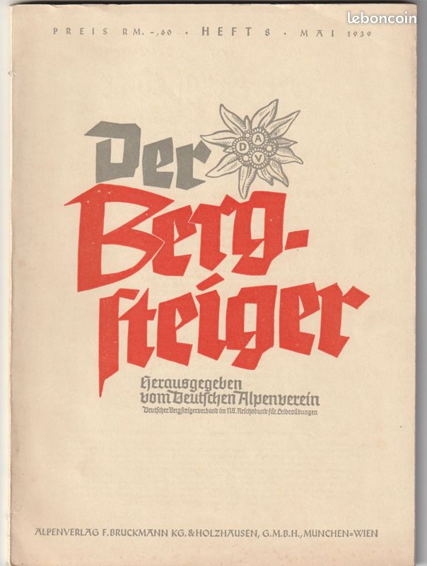 Lot de 4 livres Der Berg-Steiger. 1939 (image 6)