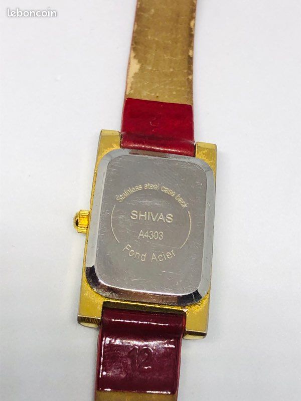 Montre vintage shivas véritable cuir (image 4)