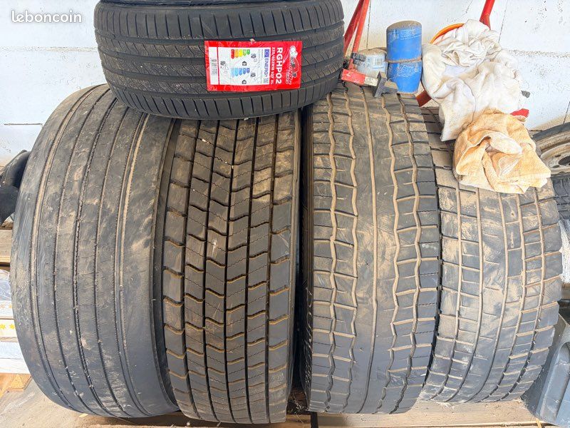 Pneu, plus jantes, poids-lourds (image 1)
