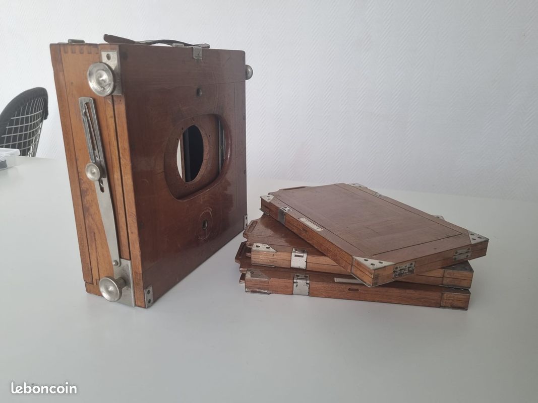 Chambre Photographique Ancienne Format 13x18cm – Pour Procédés Anciens Comme Collodion – Occasion