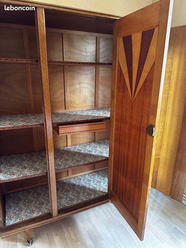 Lit + armoire vintage (image 3)
