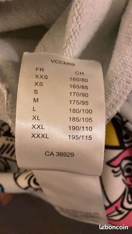 Sweat à Capuche Off-White Virgil Abloh - Effet Tie-dye Et Flèche Imprimée - Taille XL - Occasion Parfait état