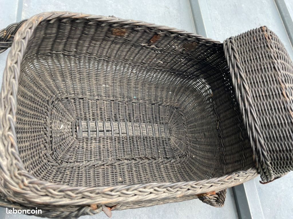 PANIER OSIER ROTIN Bressan à volaille 29x20cm EUR 24,00