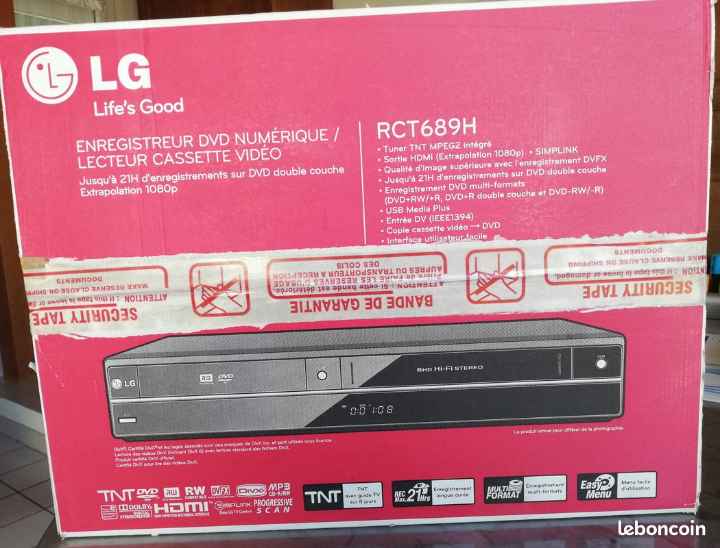 Enregistreur DVD numérique / Lecteur cassette vidéo (image 1)