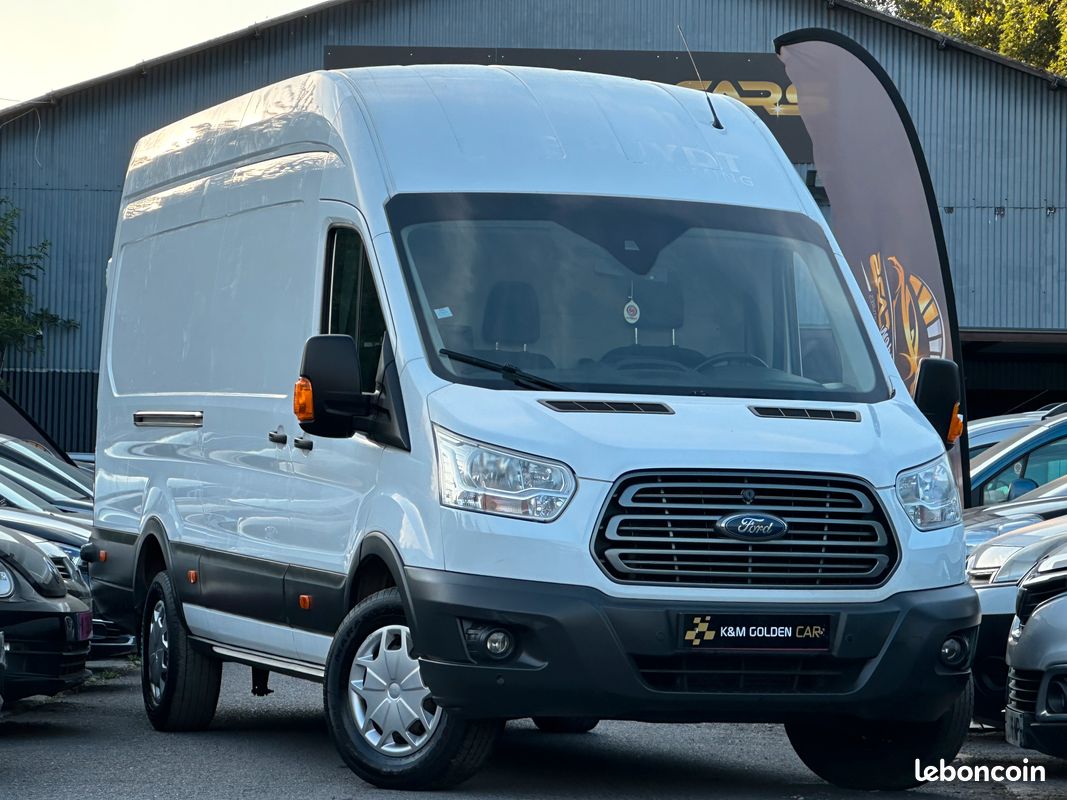 Ford Transit L3H2 2.2 TDCI 155CH - 1ère Main - Suivi Complet chez FORD - ATTELAGE - Clim - Caméra de Recul (image 1)