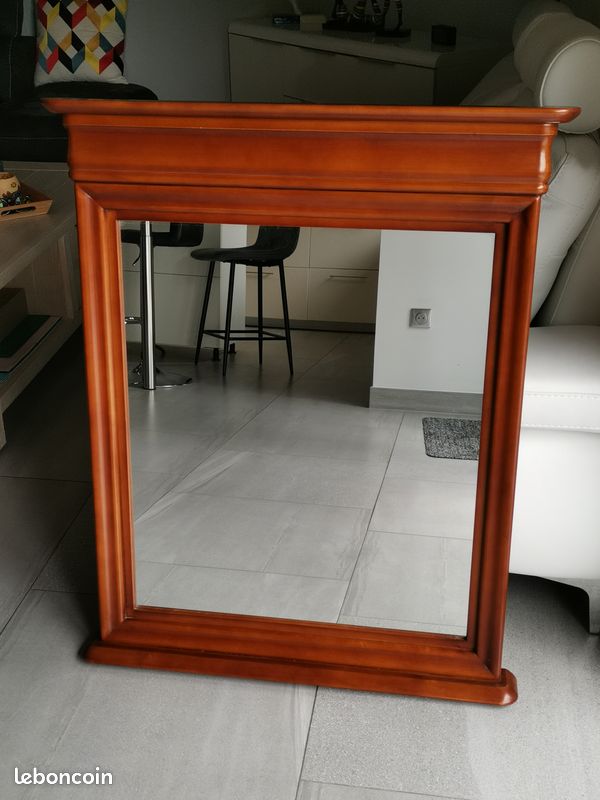 Miroir merisier (image 1)