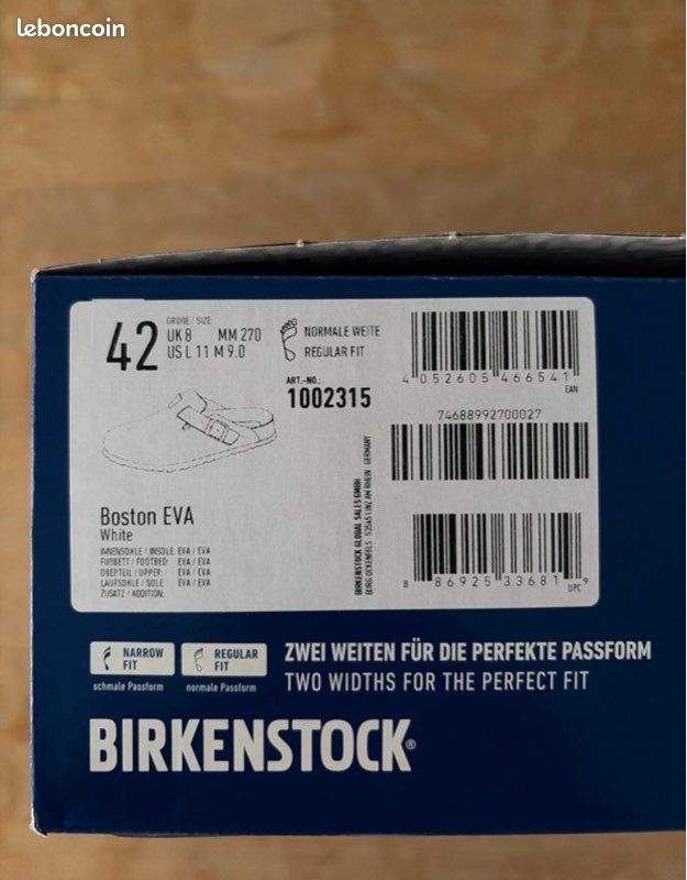 Sabots birkenstock t 42 neufs (image 7)