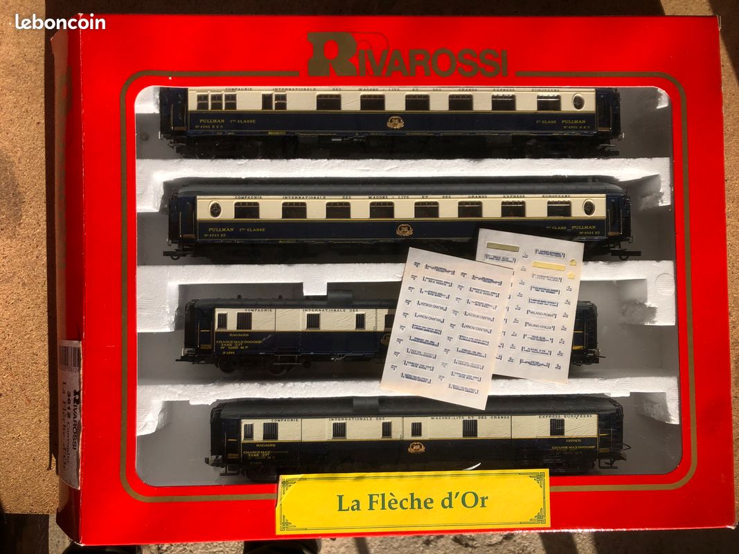 Wagon Rivarossi CIWL Flèche D'Or 3644 - Voiture Service Croisière - Neuf Rare
