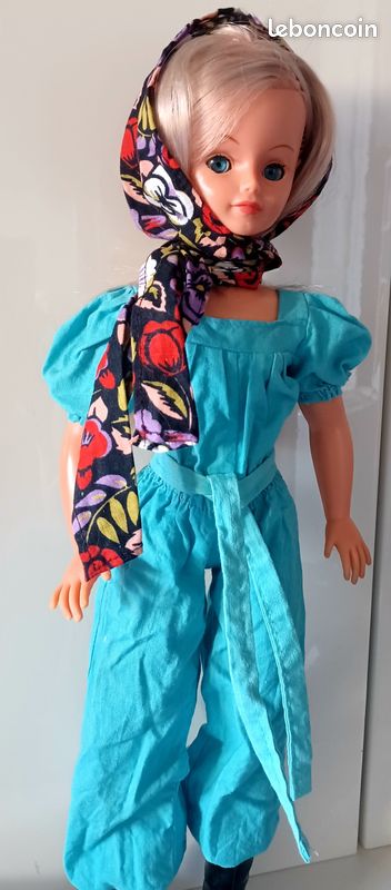 TENUE PRESENTATION 1971 version turquoise vestiaire cathy cathie bella EUR 36,00 - FR