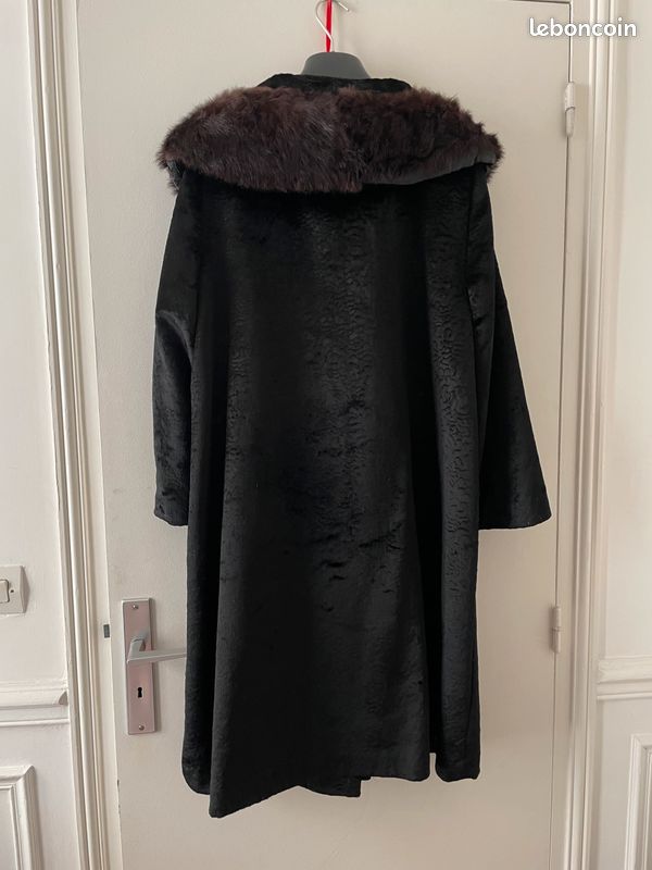 Manteau avec col en vison (image 4)