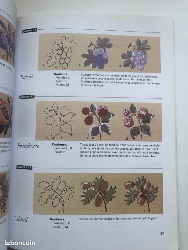 Motifs peints sur bois (image 4)
