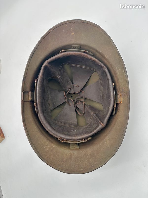 Casque Adrian M26 reconditionné. France WW2 - Génie french helmet 1926