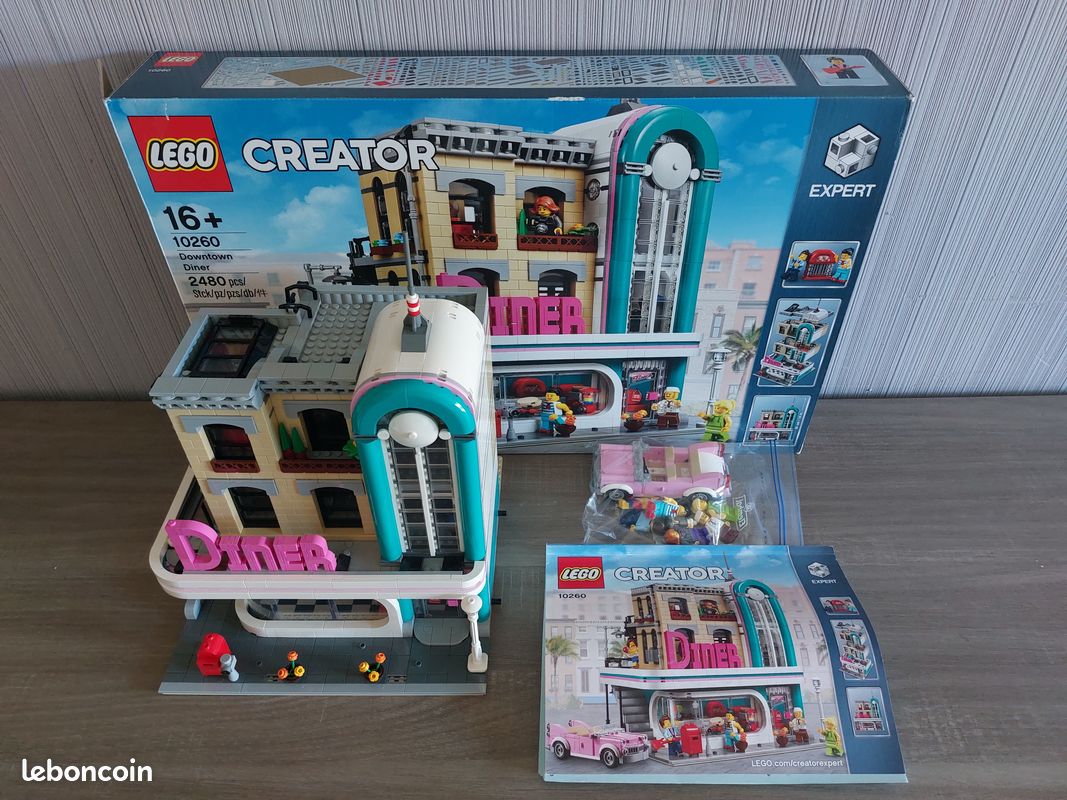 Lego Modular Buildings Lego Creator Downtown Diner Set 10260