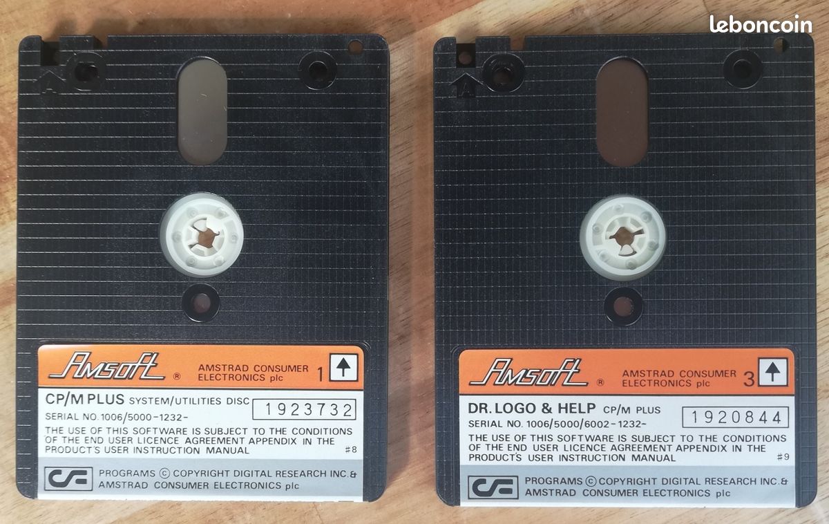 Lot De Disquettes Amstrad / Commodore – Logiciels Divers Pour PC Ancien