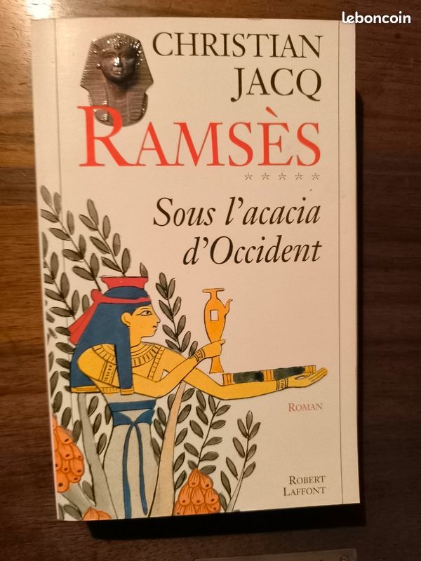 Livre broché RAMSÈS* "sous l'acacia d'occident" - Christian JACQ (image 2)