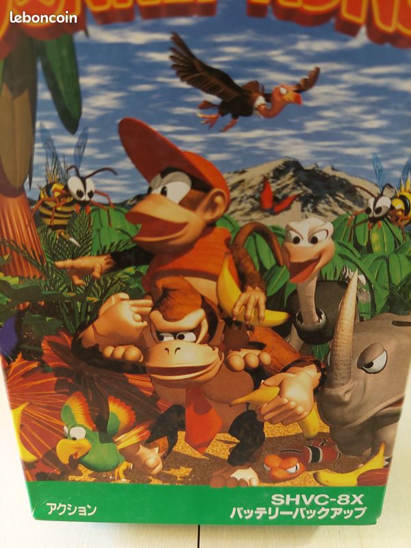 Jeu SUPER DONKEY KONG 3 Pour Super Famicom - Version Japonaise, Très Bon état