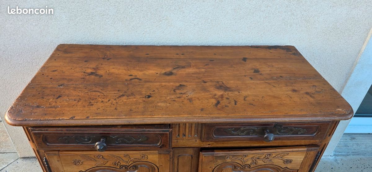 Bas buffet Ancien Style Louis XV (image 11)