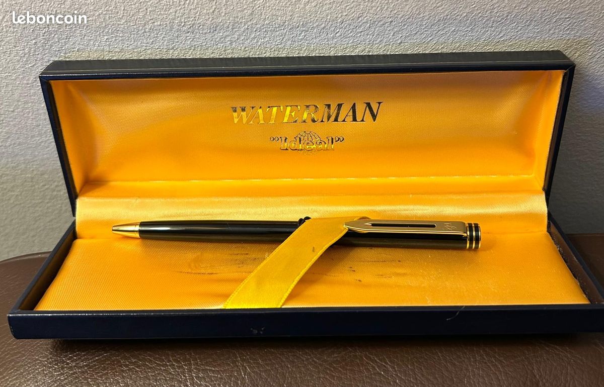 Stylo Bille Waterman Forum Vintage - Années 80-90 - Noir - Neuf De Stock Ancien