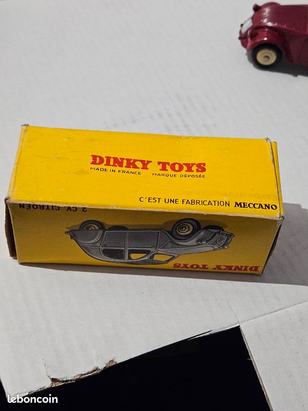 Boîte Vide Dinky Toys N°24T – Citroën 2CV (pour Collectionneur)