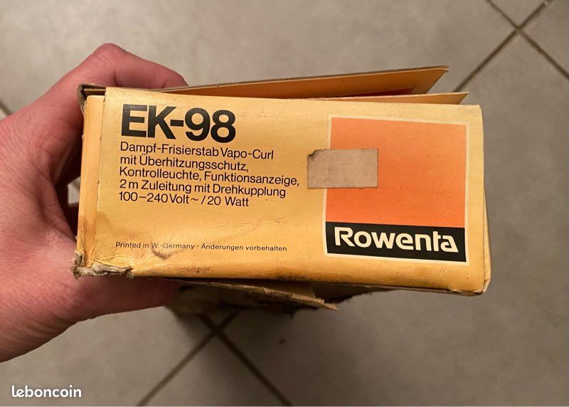 Fer à friser vintage Rowenta (image 7)