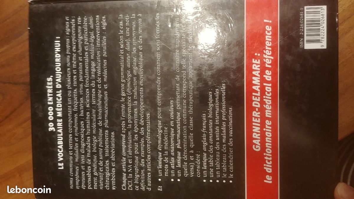 Dictionnaire medical garnier delamare 26 ème edition 2000 (image 3)