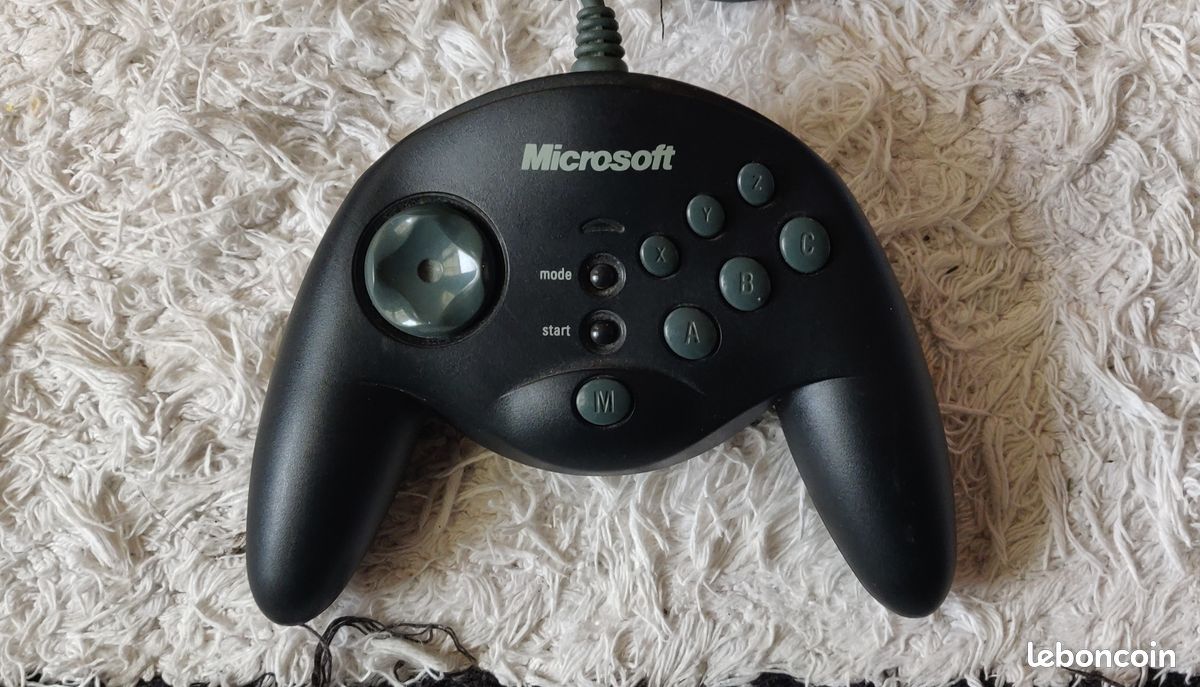 Manette De Jeu Microsoft Vintage - Compatible PC, Android, IOS - Connectivité USB - Occasion