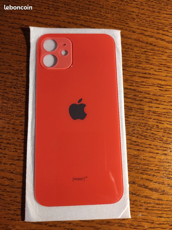 Vitre Arrière De Remplacement Pour IPhone 12 - Couleur Rouge - Produit Générique Neuf