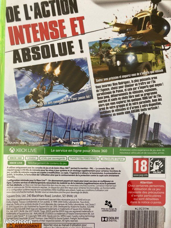 Just Cause 2 XBOX 360 (image 2)