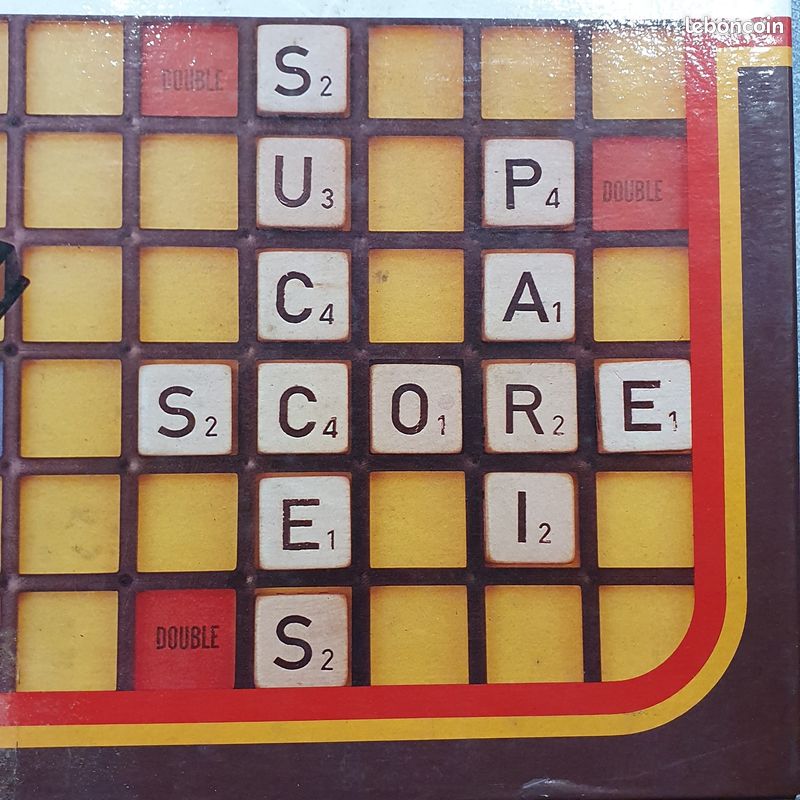 Jeu De Société SCORE (mots Croisés) Edmond Dujardin - Version Vintage Complète, Occasion