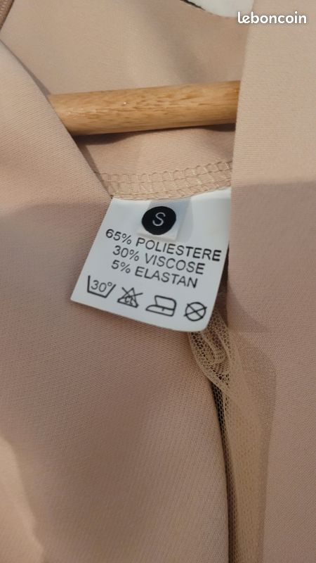 Robe beige midi (image 5)