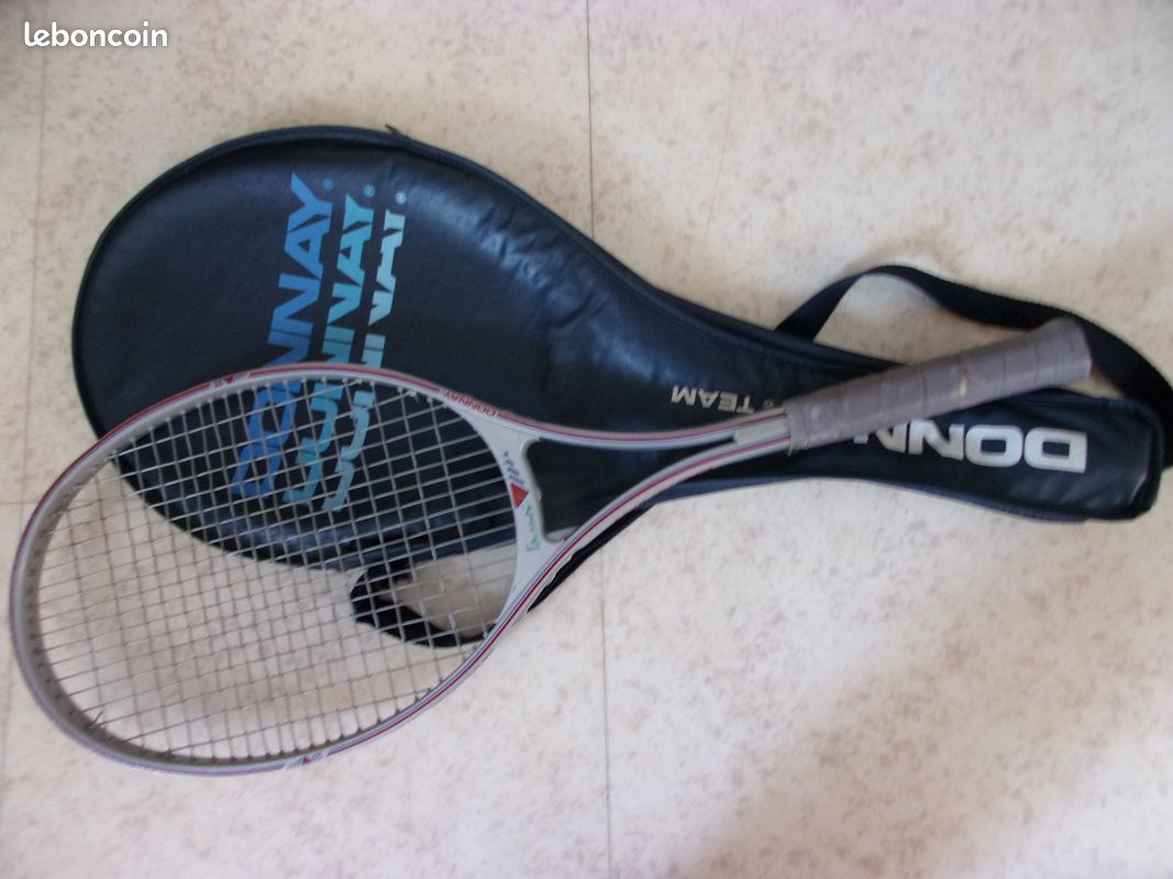 Raquette De Tennis Donnay Adulte Avec Housse - Excellent état Vintage