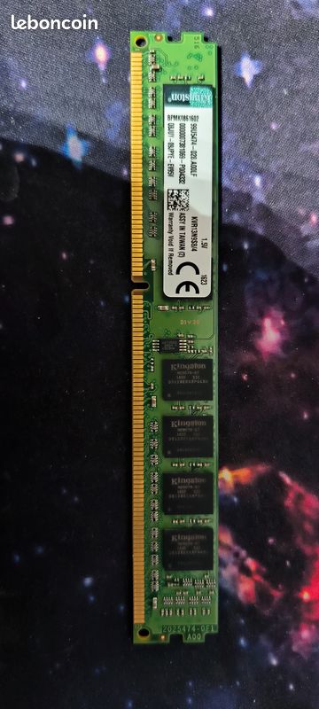 Barrette Mémoire Kingston ValueRAM 4Go DDR3 1333Mhz PC3-10600 CL9