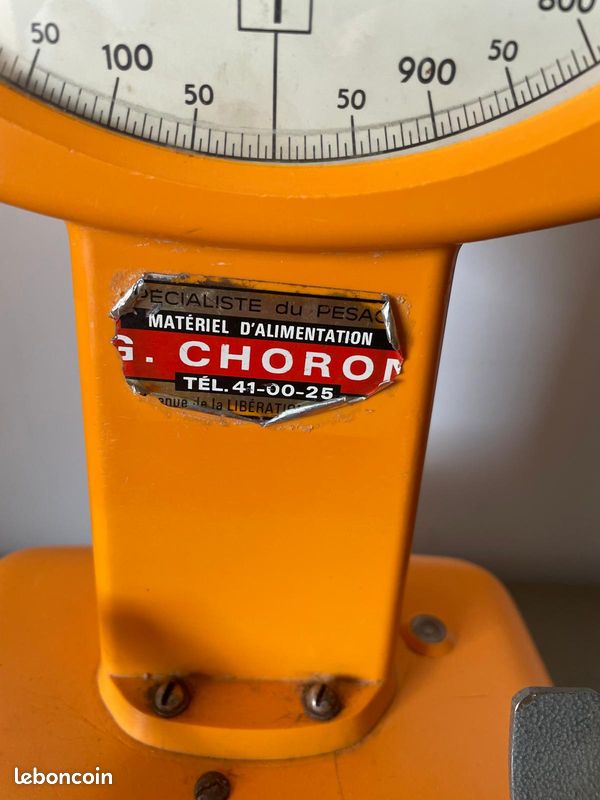 Balance De Ménage Vintage DIMA - Orange - Très Bon état