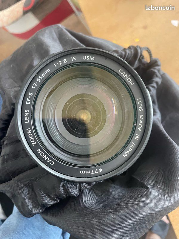 Objectif Canon EF-S 17-55mm F/2.8 - Avec Pare-soleil - Occasion, Optique Pro