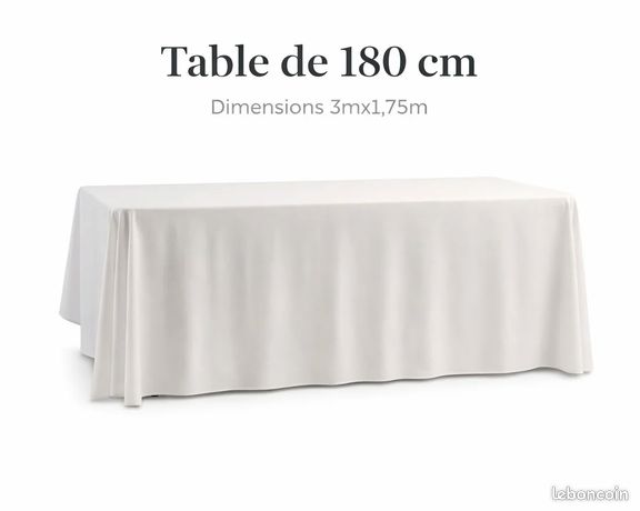 Highdi Nappe Rectangulaire En Satin 145x300cm Blanche - Élégance Luxueuse Pour Mariages Et Tables Festives