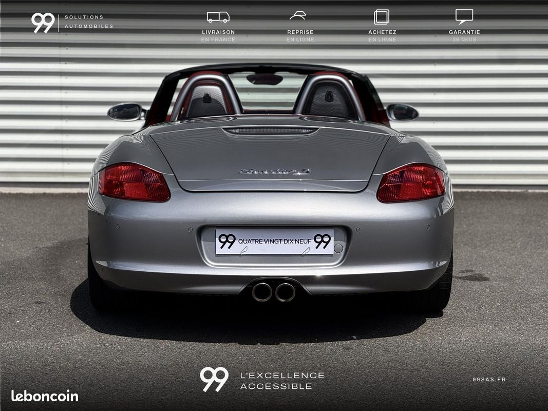 Porsche boxster porsche rs 60 spyder 3.4l 303ch bose echappement sport pcm livraison reprise (image 8)