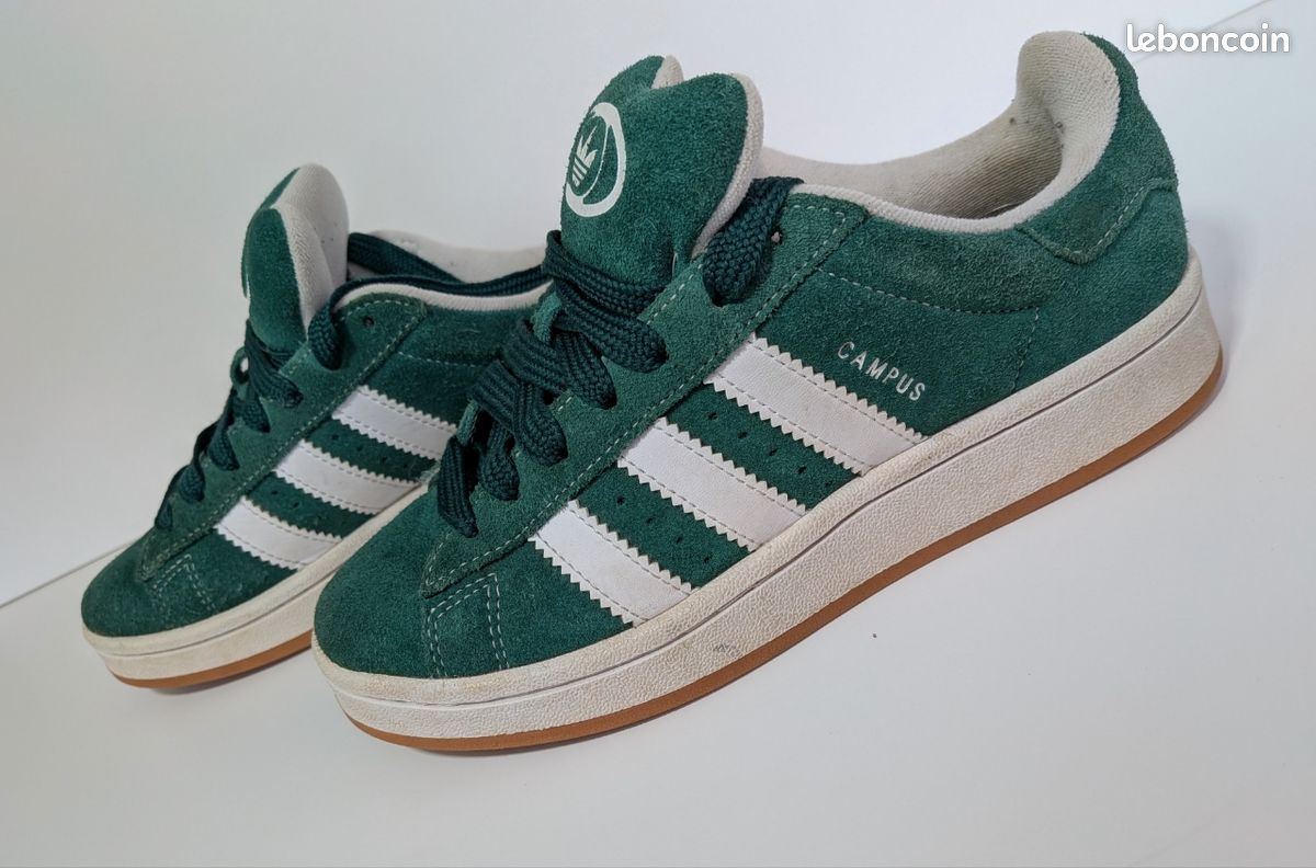 adidas gazelle silver green womens Adidas Campus 00s Green Cloud White main image 1