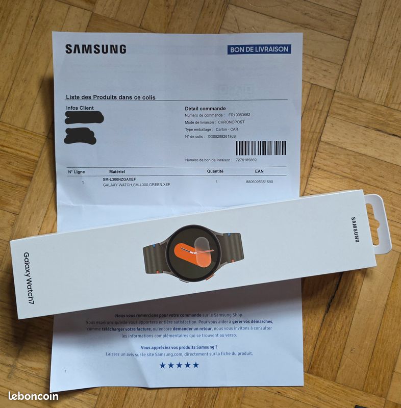 Montre connectée Samsung Watch 7 neuve (image 1)