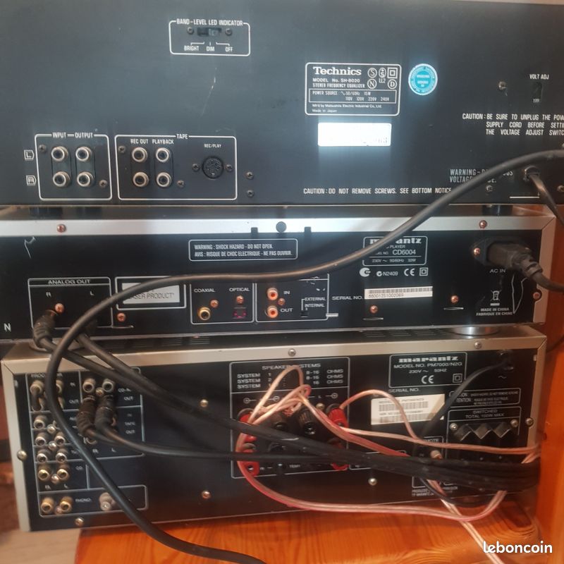 Amplificateur MARANTZ PM7000 + EQUALIZER TECHNICS SH 8020 (image 4)