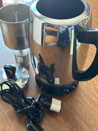 Cafetière Vintage Jema Expresso 1958 – Chrome étincelant – 110V – 5 Tasses