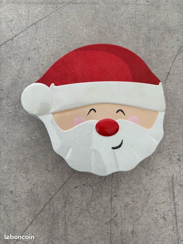 Boîte en métal père Noël (image 1)