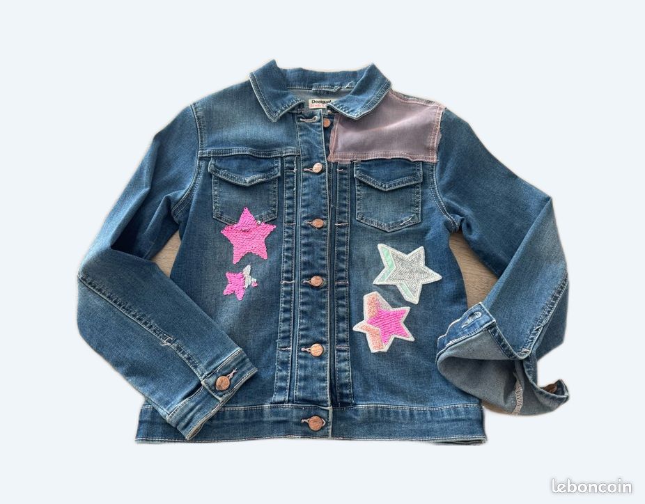 Veste en jean Desigual fille Vêtements
