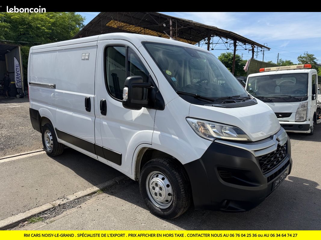 CITROEN JUMPER FOURGON TOLE 33 L1H1 BLUEHDi 140 SS BVM6 DRIVER EXPORT TUNISIE MAROC PRIX EN HT (image 3)
