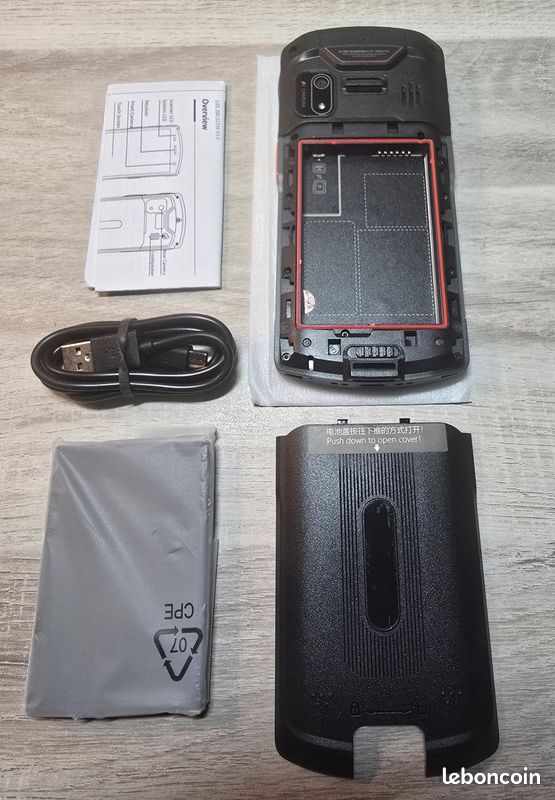 Scanner de Codes-barres 1D 2D T55-6762H10N smartphone Android (image 4)