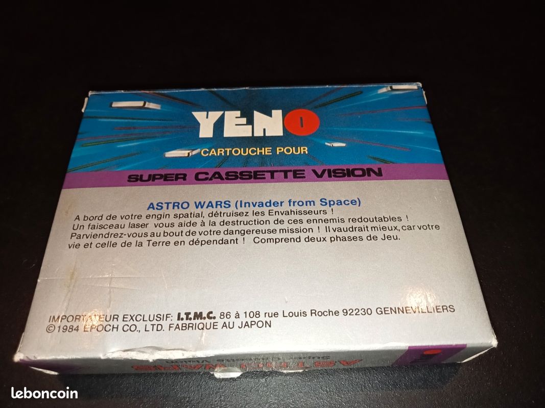 Jeu Yeno Super Cassette Vision – Star Speeder – Sans Notice – Occasion