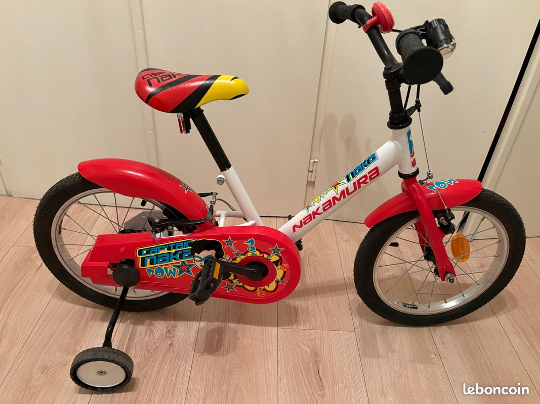 Vélo nakamura 16 pouces 3-6 ans captain naka Vélos