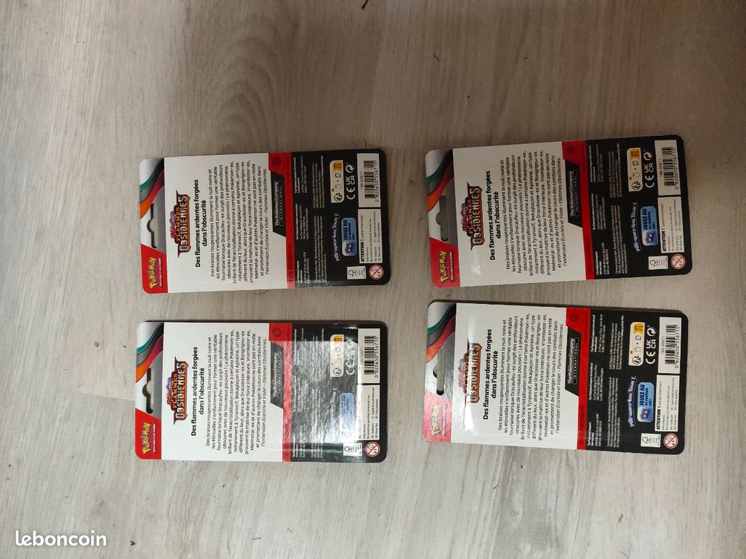 Artset Flammes Obsidiennes EV3 lot de 4 boosters (image 2)
